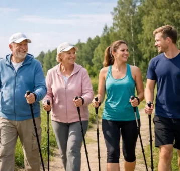 Скандинавская ходьба — идеальный фитнес для любого возраста Скандинавская ходьба — идеальный фитнес для любого возраста